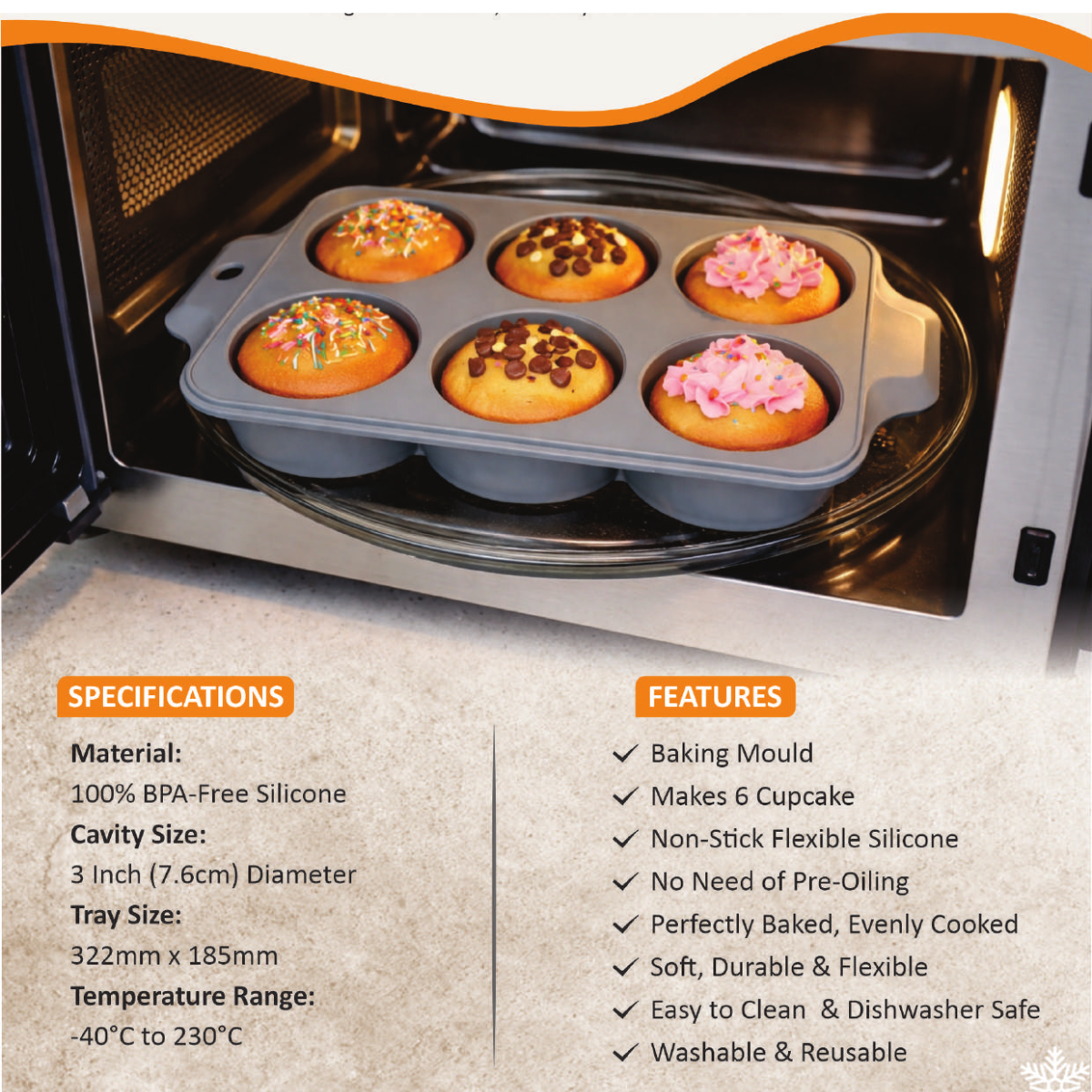 Unikraft Cupcake Baking Mould Unikraft Cupcake Baking Mould